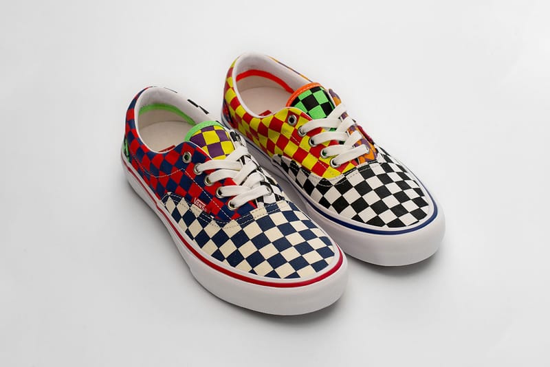 Vans slip on pro blue outlet checkerboard