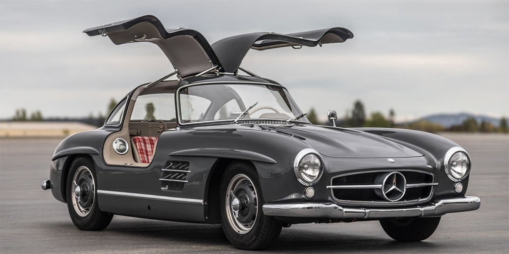 Почти идеальный Mercedes-Benz 300SL Gullwing 1956 года будет продан на аукционе за миллионы