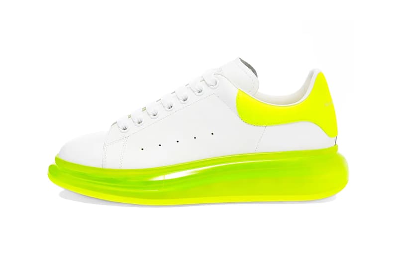 alexander mcqueen neon shoes