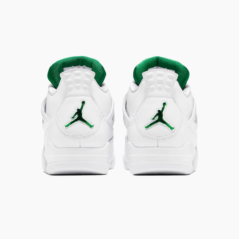air jordan 4 metallic green