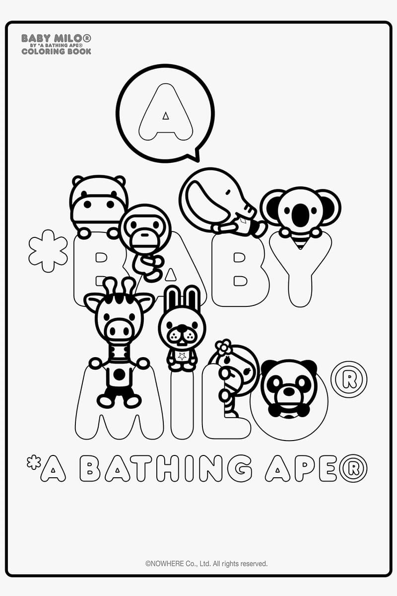 Bape Coloring Sheets Coloring Pages
