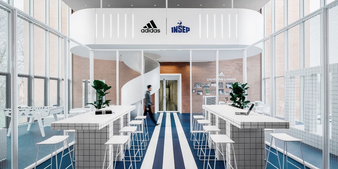 Ubalt Architectes модернизирует жилые помещения, раздевалки и многое другое Adidas в INSEP