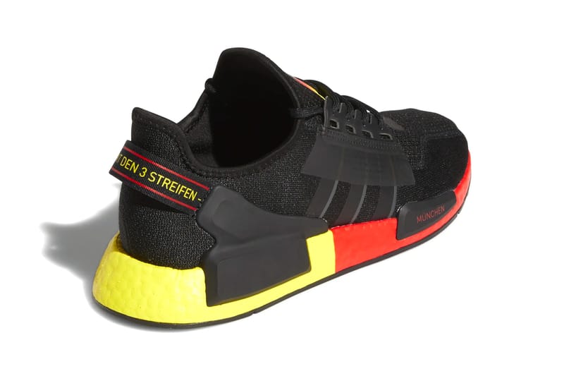 Adidas nmd outlet r1 charcoal/red/black