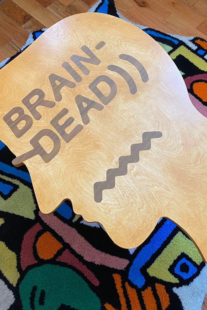 Brain Dead x Modernica Logo Head Coffee Table HYPEBEAST