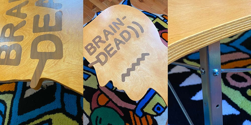 Brain Dead x Modernica Logo Head Coffee Table | HYPEBEAST