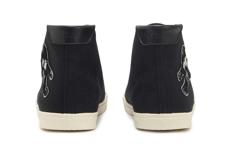 Celine lace up sale leather sneaker