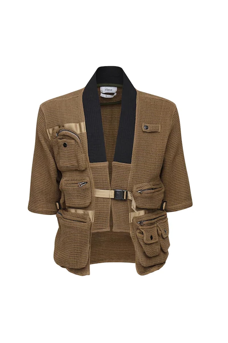 Elhaus Vagabond MultiPocket Utility Jacket in Black Hypebeast