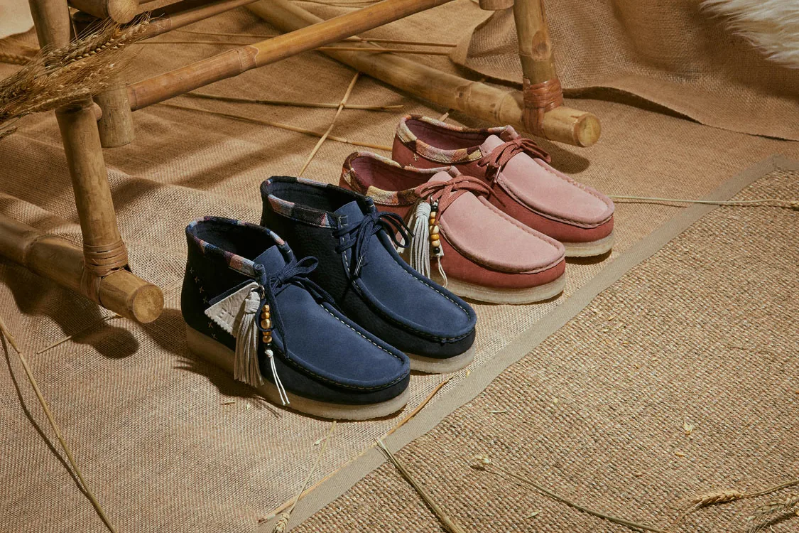 Classic two tone wallabees best sale