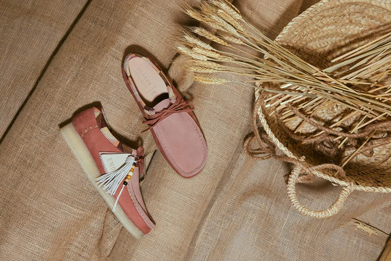 END. x Clarks Wallabee 