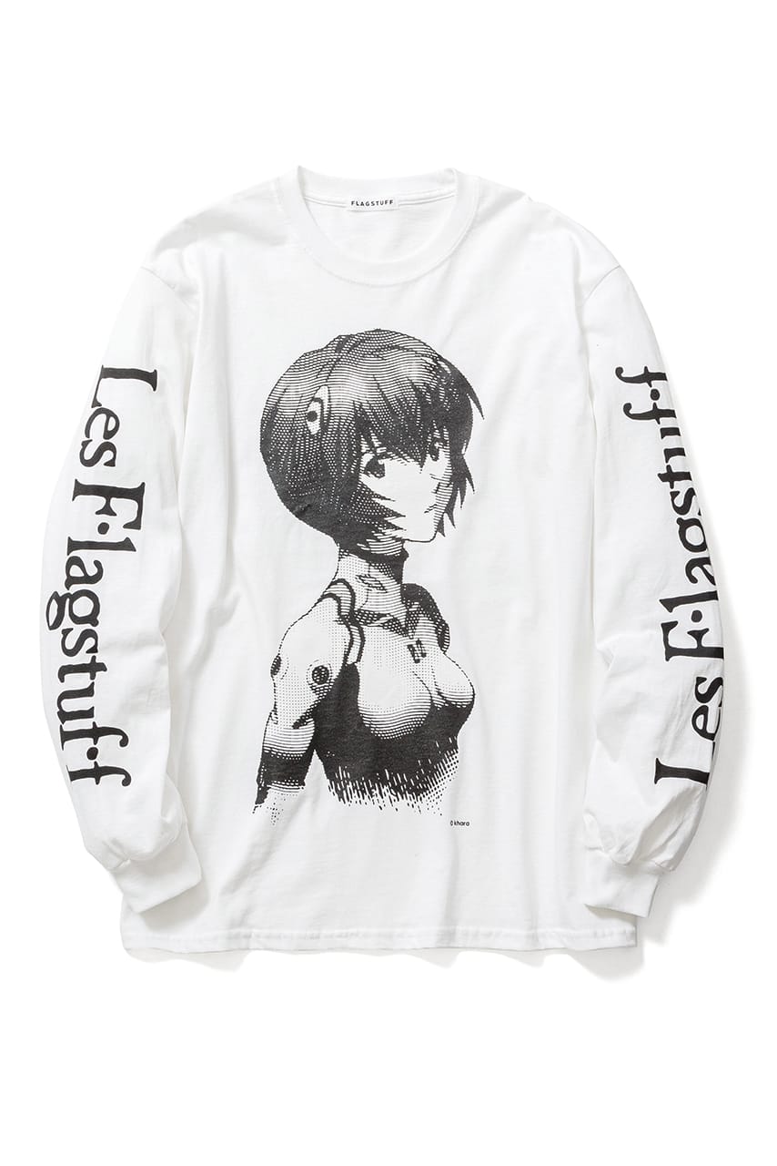 F-LAGSTUF-F x 'Evangelion' Rei Ayanami T-Shirts | Hypebeast