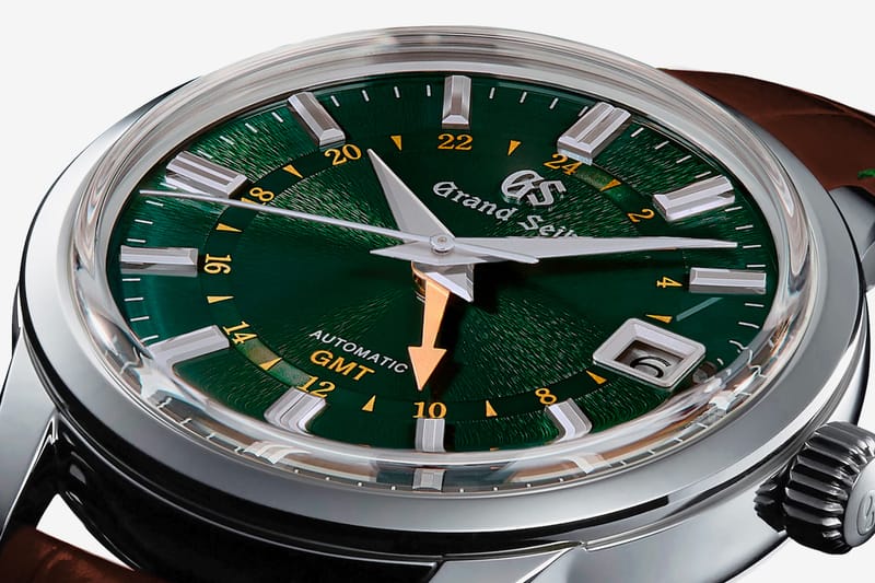 Grand seiko discount gmt green dial