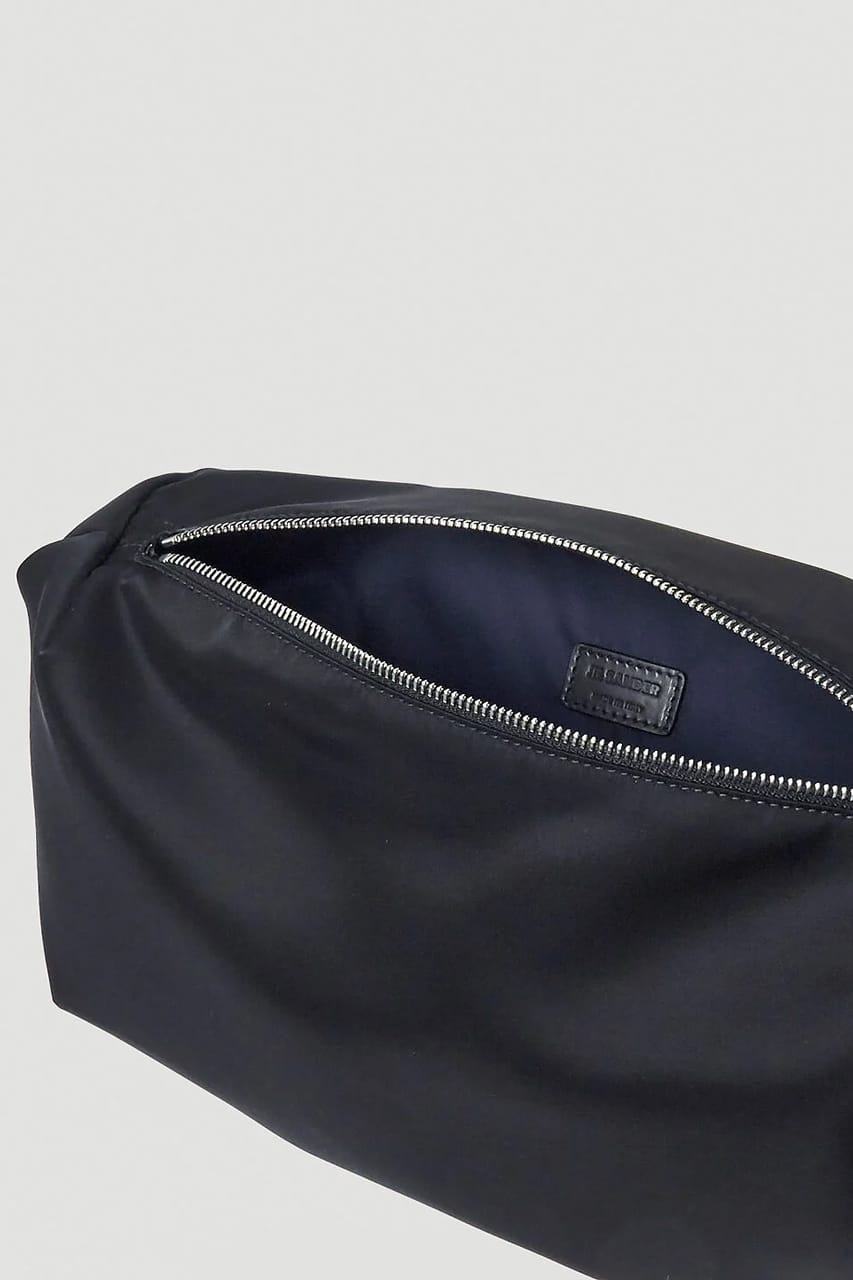 Jil Sander Hike Small Belt Bag in Black With Strap | HYPEBEAST