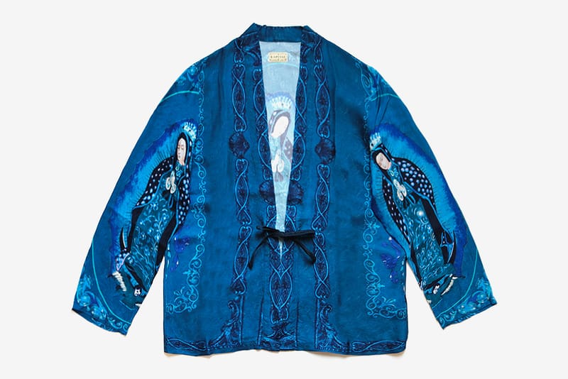 KAPITAL haori (羽織), lightweight jacket Kapital Rayon Virgin Mary Haori Release | Hypebeast