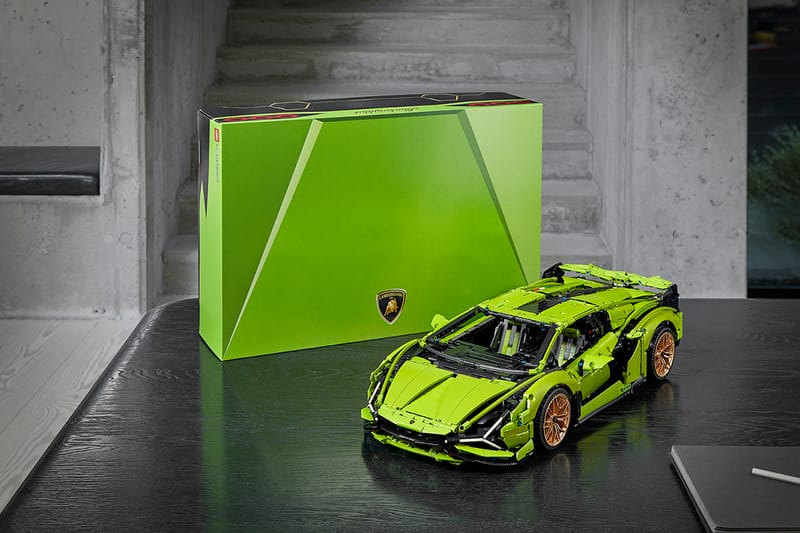 LEGO x Lamborghini Sian Scale Model Details Hypebeast