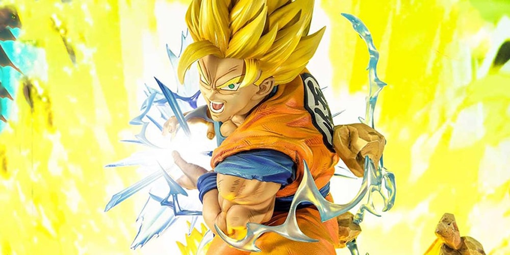 MegaHouse Dragon Ball Z Goku Super Saiyan Statue | Hypebeast