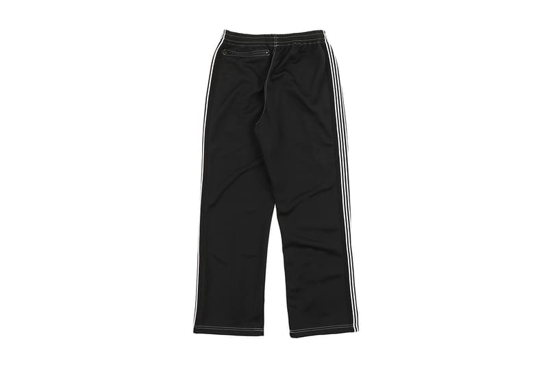 needles track pants black white