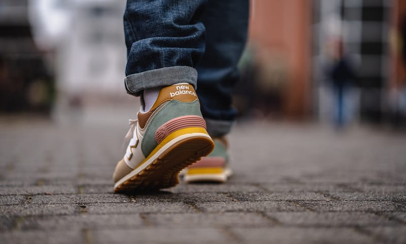 New balance clearance 574 70s yellow