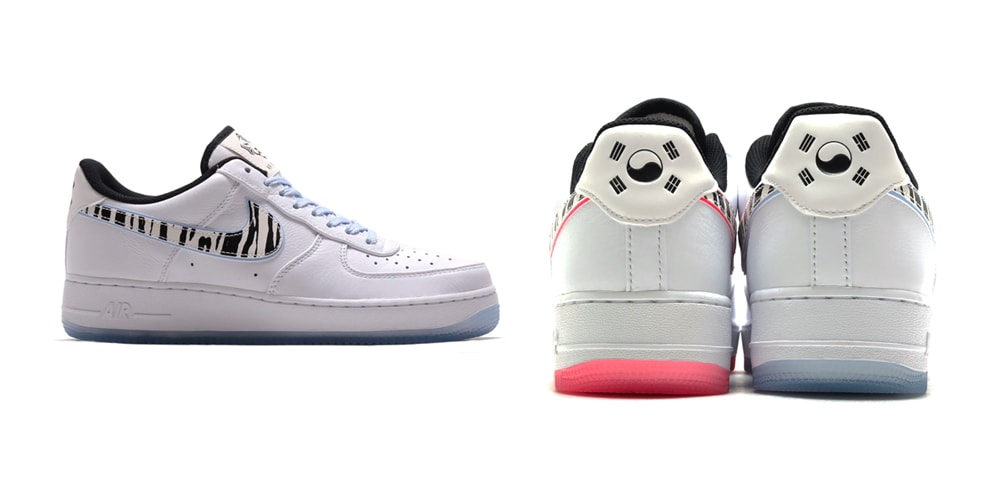 nike air force one white tiger