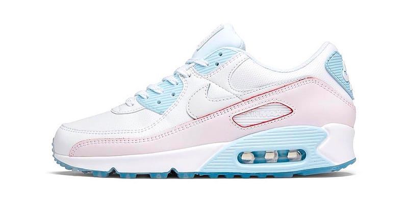 Nike air max hot sale white pink and blue