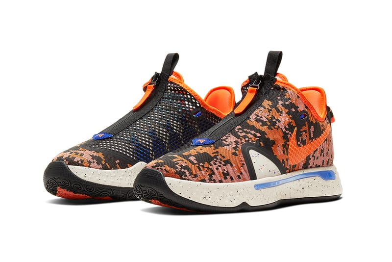 Paul george shoes outlet orange and blue