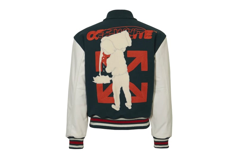 Off white hotsell teddy jacket