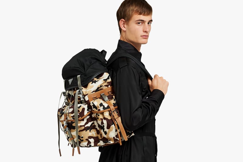 Prada Nylon Camouflage Print Backpack Release Hypebeast