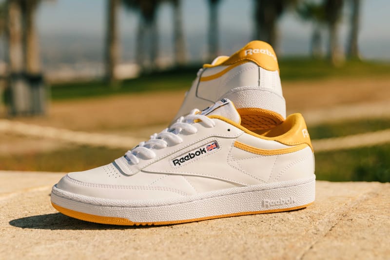 Reebok club deals c yellow