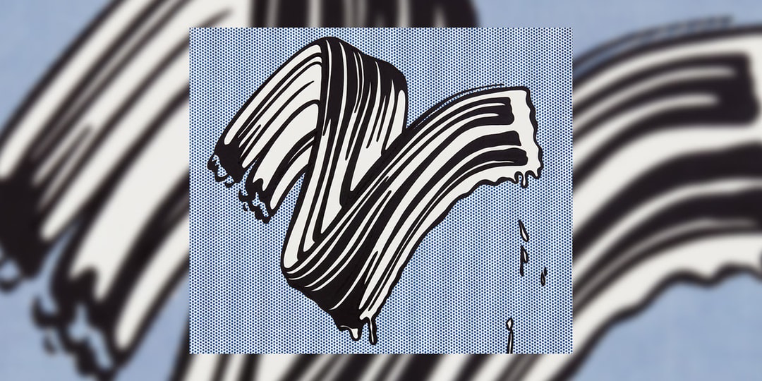 Картина Роя Лихтенштейна «Мазок кисти», как ожидается, будет продана на аукционе за 30 миллионов долларов США