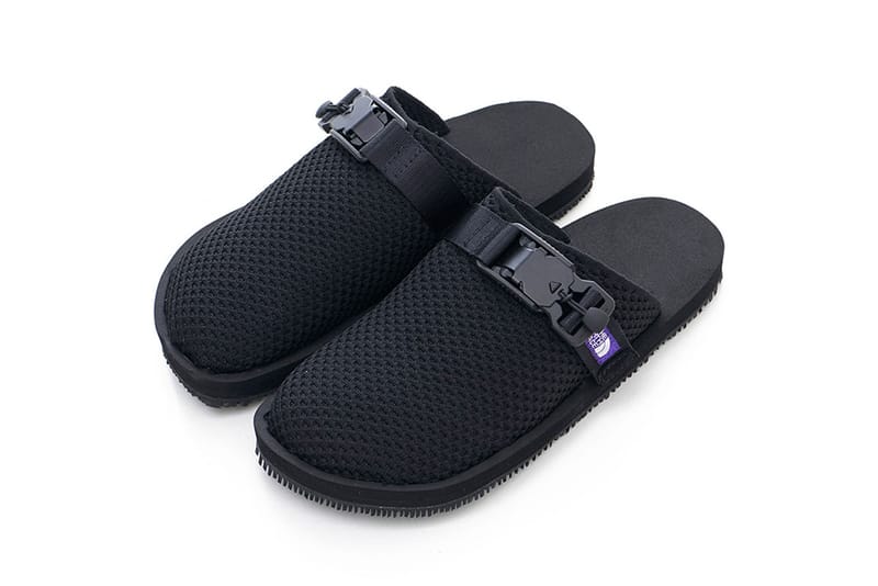 THE NORTH FACE PURPLE LABEL Knit Leather Sandals Hypebeast