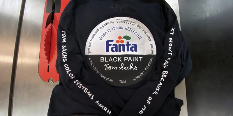 Tom Sachs Fanta Black Long Sleeve T-Shirt | Hypebeast