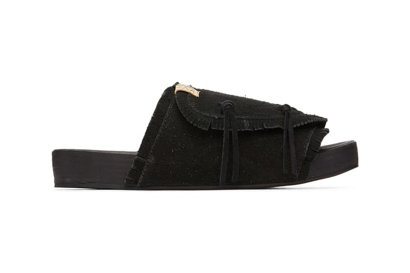 visvim Christo Shaman Folk Sandals in Black | Hypebeast