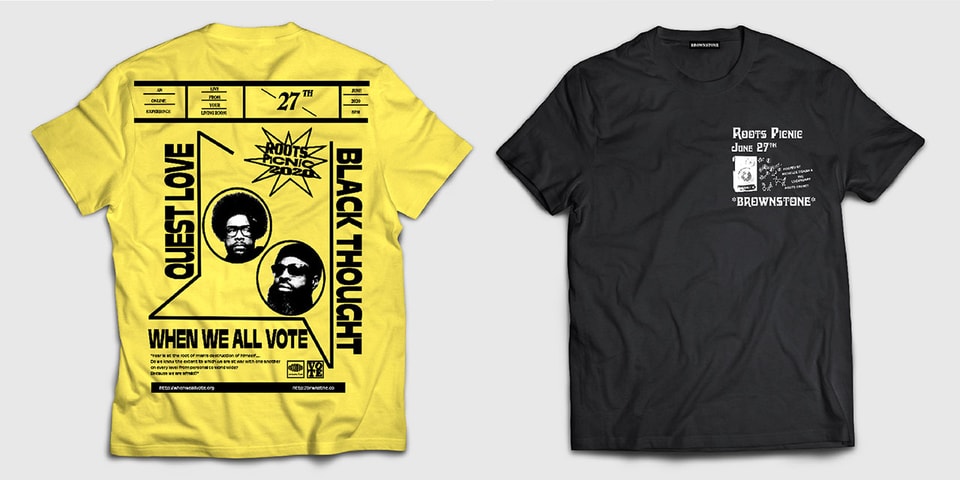 Brownstone for The Roots Picnic 2020 Shirt Merch | HYPEBEAST