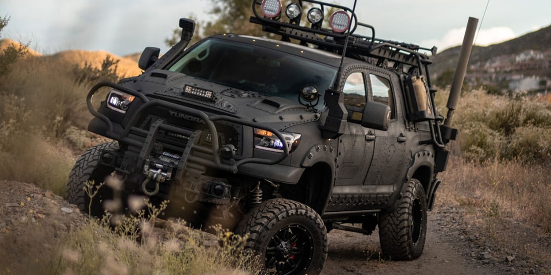 Сильно модифицированная Toyota Tundra 4×4 выставлена ​​на аукцион