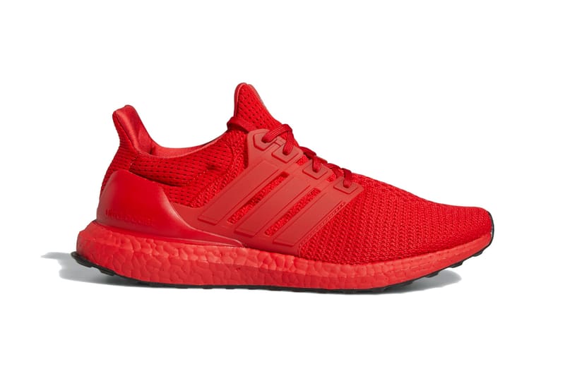 Adidas ultra cheap boost black scarlet