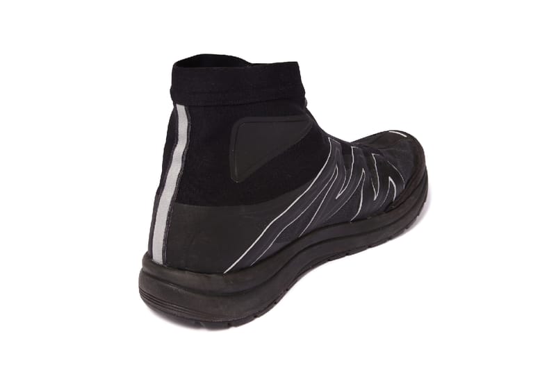 and wander×Salomon reflective high cut and wander Teams Up With Salomon For Reflective High-Cut Sneaker