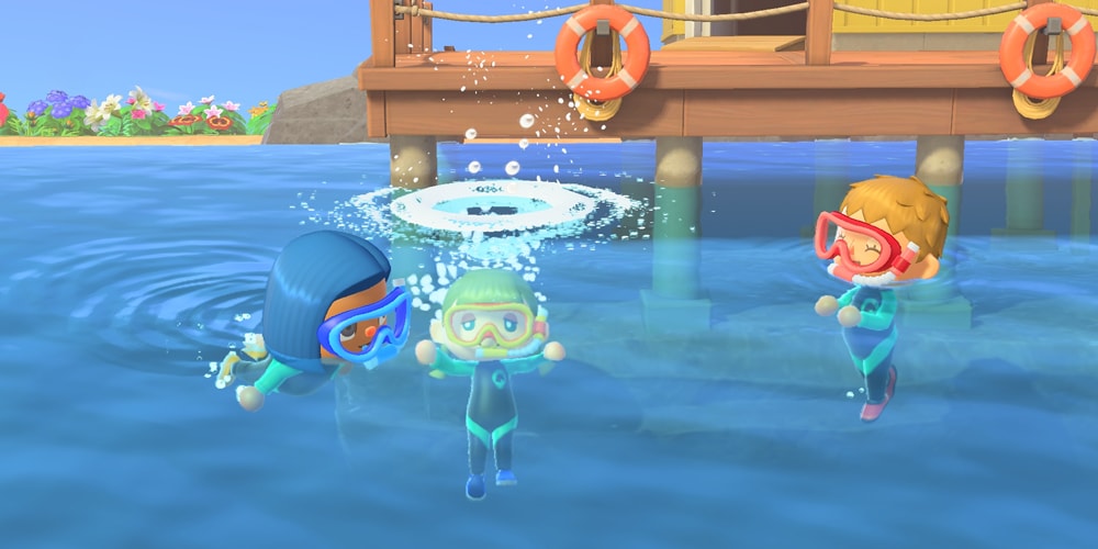 Следующее обновление Animal Crossing: New Horizons позволит игрокам плавать