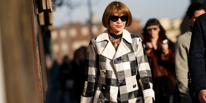 anna wintour black sunglasses