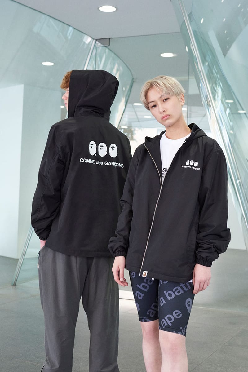 CDG OSAKA X BAPE FULL ZIP HOODIE