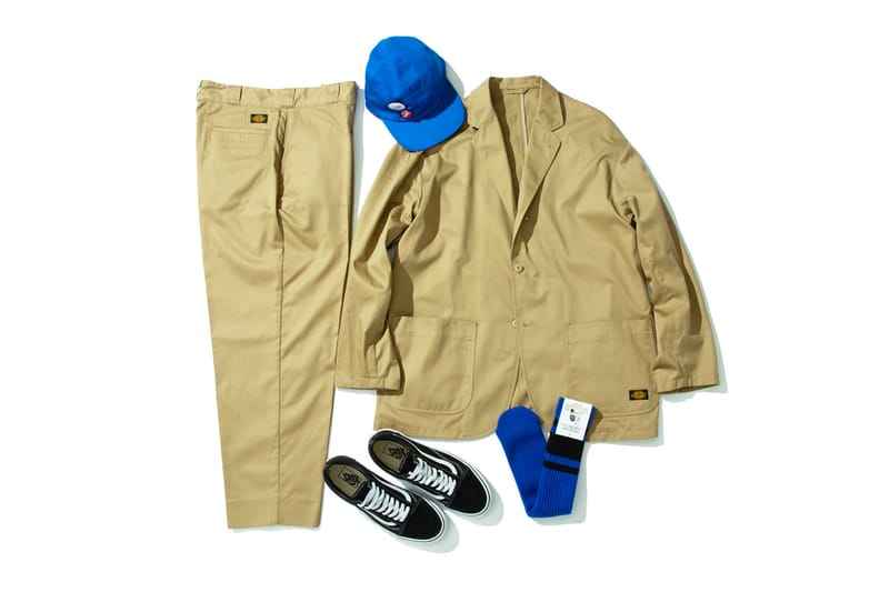 Dickeis x tripster beige suits-