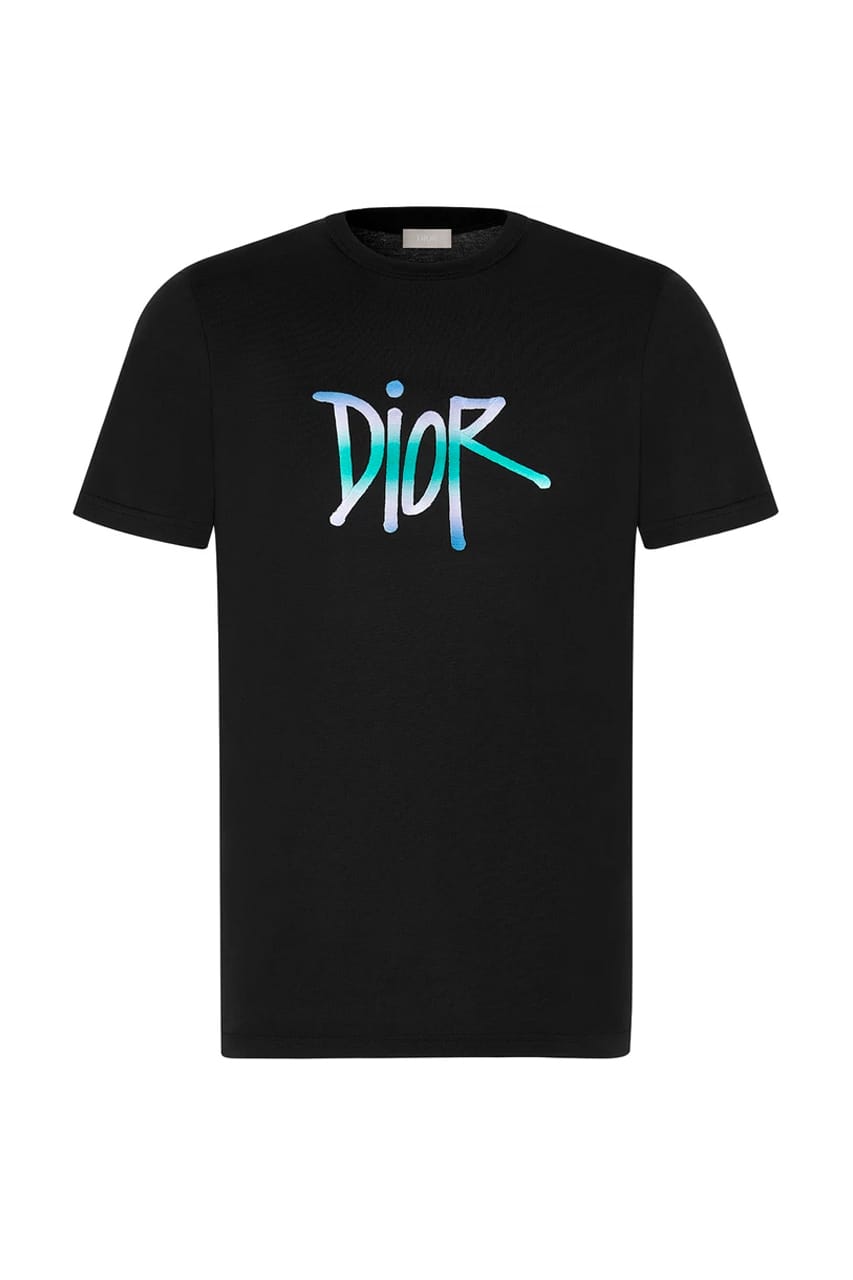 Shawn Stussy x DIOR Logo T-Shirts | HYPEBEAST