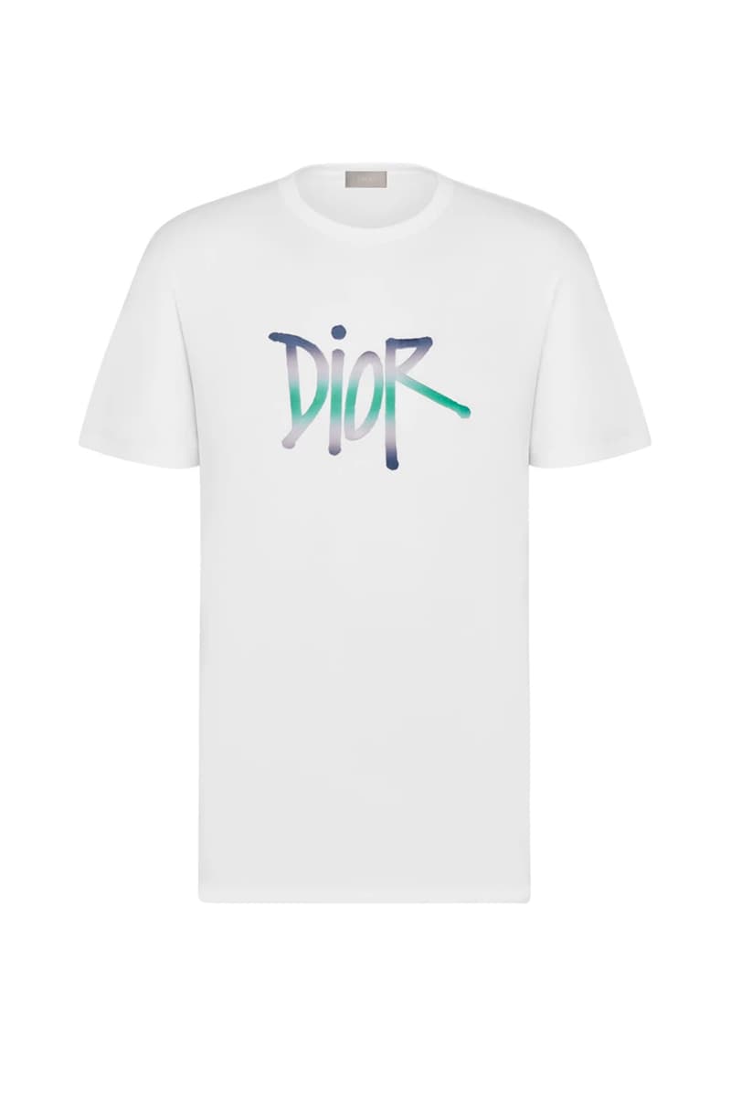 dior x stussy t shirt
