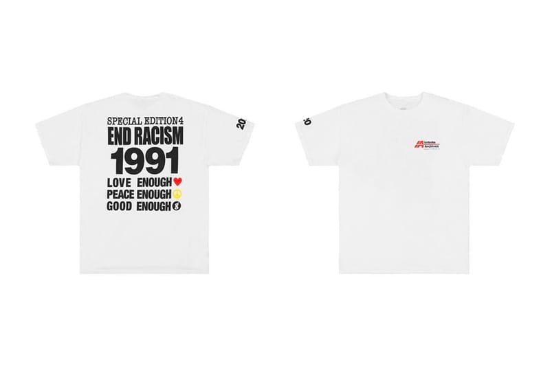 Hiroshi Fujiwara x Infinite Archives END RACISM T-Shirt | Hypebeast