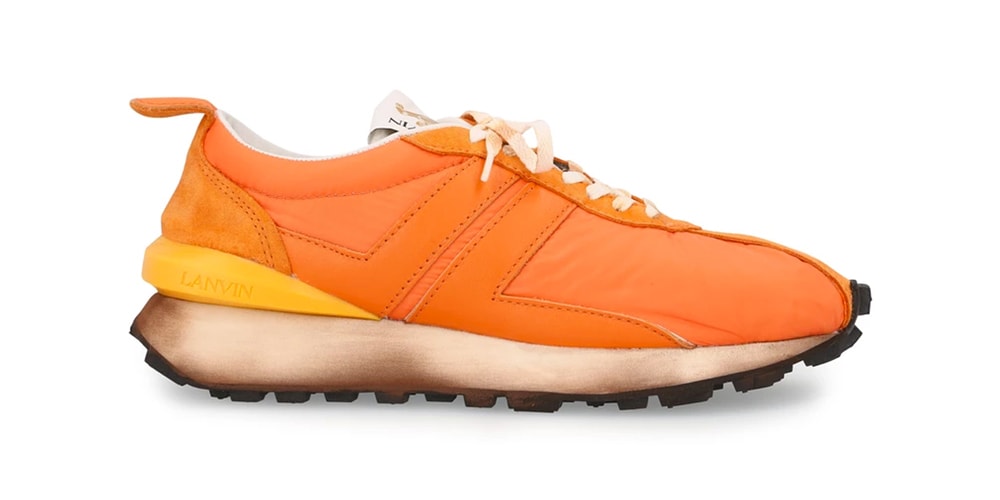 Lanvin Bumper Sneakers Orange, Beige, & Blanc Casse | Hypebeast