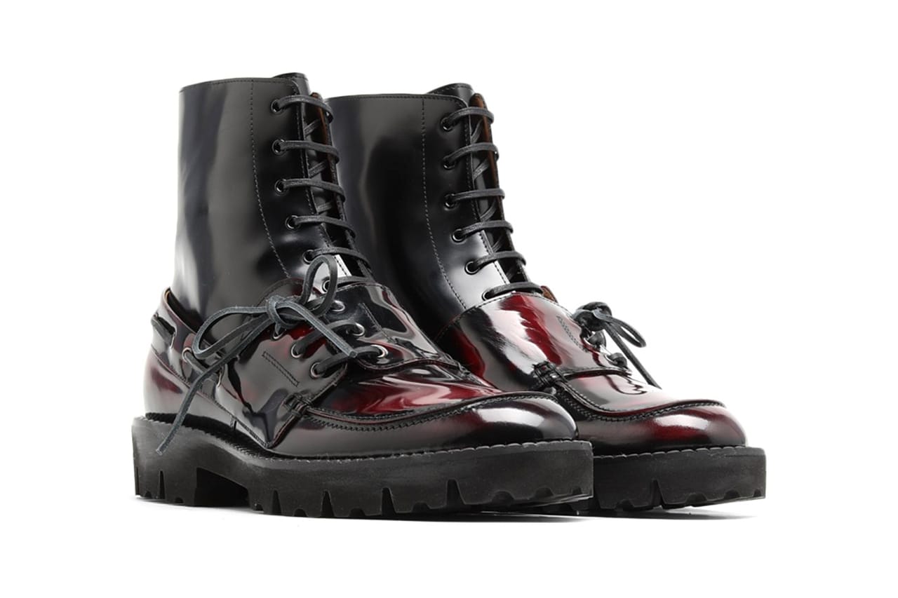 【冬バーゲン★】靴Maison Margiela Spliced Leather Boots Release SS20 | Hypebeast