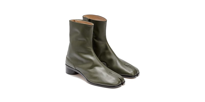 MAISON MARGIELA Tabi split-toe leather ankle boots | NET-A