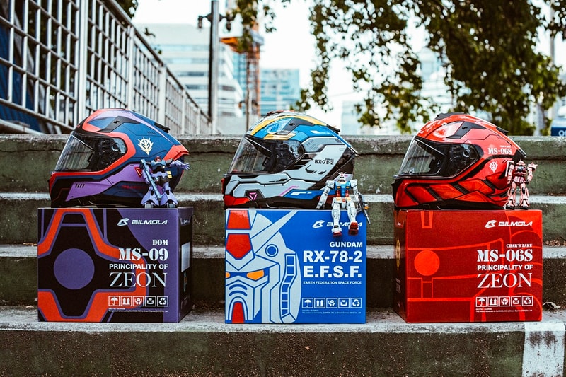 Mobile Suit Gundam x Bilmola Motorcycle Helmet Release | Hypebeast