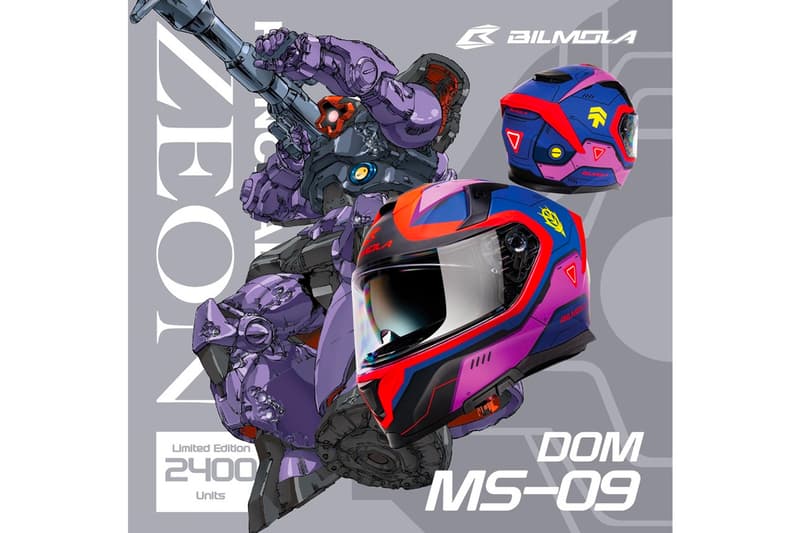 Mobile Suit Gundam x Bilmola Motorcycle Helmet Release | HYPEBEAST