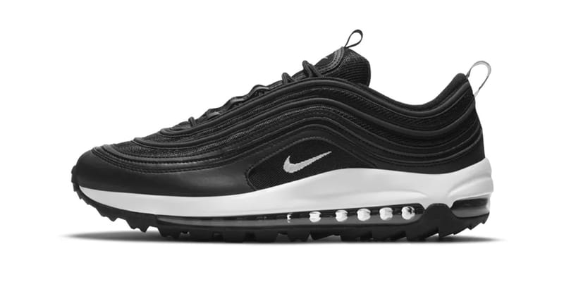 nike air max 97 black white sole