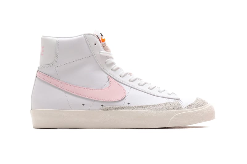 pink nike blazers high