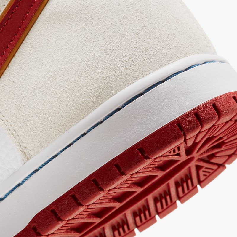 nike sb dunk high team crimson